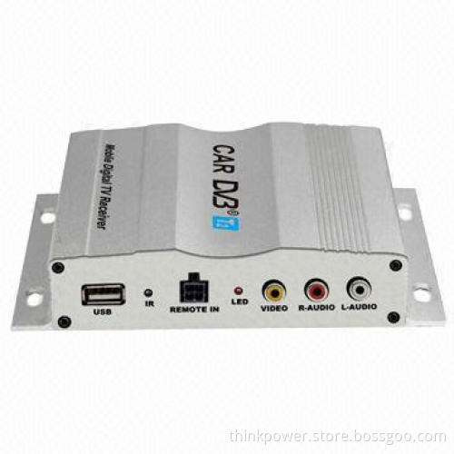 DVB-T Car Digital TV Receiving Box, Storage for 1,000 Channels, 12V DC, 8W Power Supply